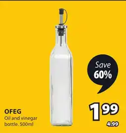 JYSK OFEG Oil and vinegar bottle offer