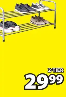 JYSK Aksel 2-Tier Shoe Rack offer