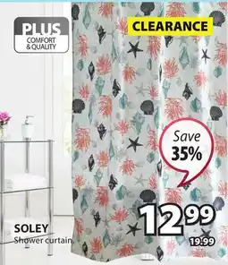 JYSK SOLEY Shower Curtain offer