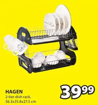 JYSK Hagen 2-tier dish rack offer