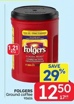 Rossy FOLGERS Ground coffee offer