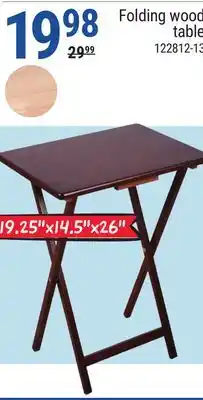 Rossy Folding wood table offer
