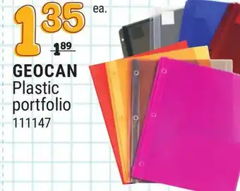 Rossy GEOCAN Plastic portfolio offer