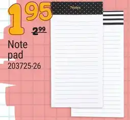Rossy Note pad offer