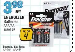 Rossy ENERGIZER Batteries AAA/AA offer