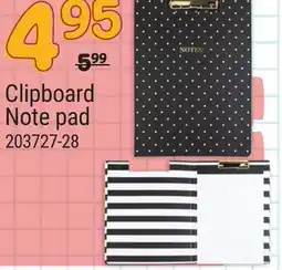 Rossy Clipboard Note pad offer
