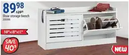 Rossy Shoe storage bench offer