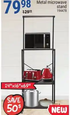 Rossy Metal microwave stand offer