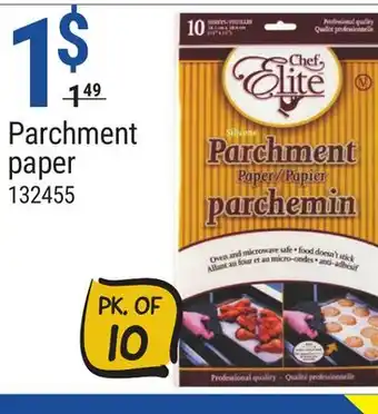 Rossy CHEF ELITE Parchment paper offer