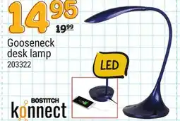 Rossy BOSTITCH KONNECT Gooseneck desk lamp offer