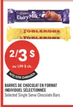 Pharmaprix Selected Single Serve Chocolate Bars offer