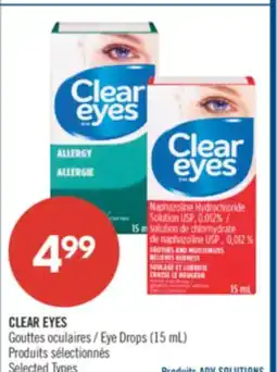 Pharmaprix CLEAR EYES Eye Drops offer