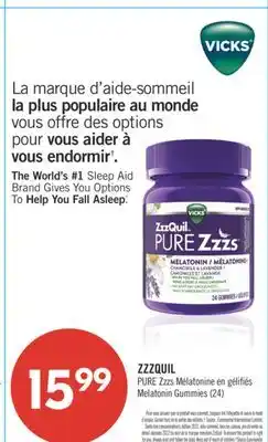 Pharmaprix VICKS ZZZQUIL Melatonin Gummies offer