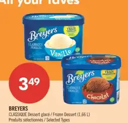 Pharmaprix BREYERS Frozen Dessert offer