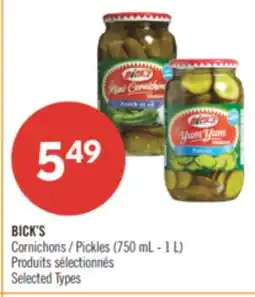Pharmaprix BICK'S Pickles offer