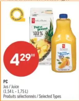 Pharmaprix PC Juice offer