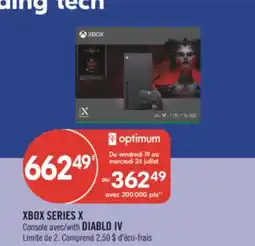 Pharmaprix XBOX SERIES X with DIABLO IV offer