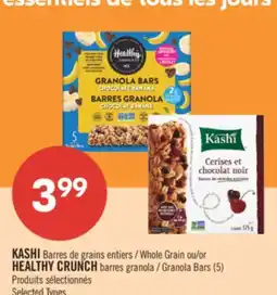 Pharmaprix KASHI Whole Grain or HEALTHY CRUNCH Granola Bars (5) offer