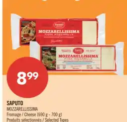 Pharmaprix SAPUTO MOZZARELLISSIMA Cheese offer
