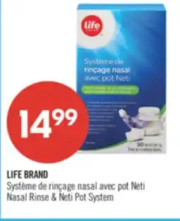Pharmaprix LIFE BRAND Nasal Rinse & Neb Pot System offer