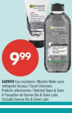 Pharmaprix GARNIER Micellar Water or Facial Cleansers offer