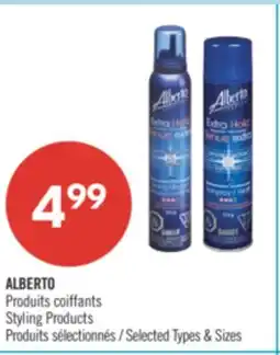 Pharmaprix ALBERTO Styling Products offer