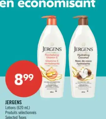 Pharmaprix JERGENS Lotions (620 mL) offer