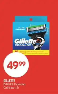 Pharmaprix GILLETTE PROGLIDE Cartridges offer