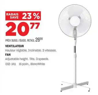 BMR VENTILATEUR offer