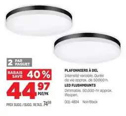 BMR PLAFONNIERS À DEL offer