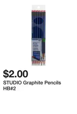 Dollarama STUDIO Graphite Pencils HB#2 offer