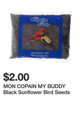 Dollarama MON COPAIN MY BUDDY Black Sunflower Bird Seeds offer