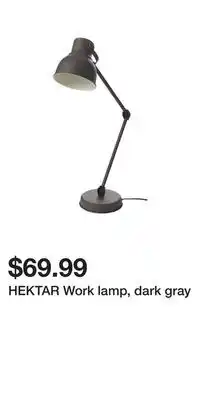 IKEA HEKTAR Work lamp, dark gray offer