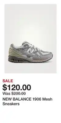 Holt Renfrew NEW BALANCE 1906 Mesh Sneakers offer