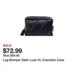 TSC Stores Lug Bumper Satin Luxe VL Cosmetic Case offer