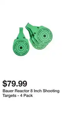 Sport Chek Bauer Reactor 8 Inch Shooting Targets - 4 Pack offer