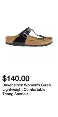 Sport Chek Birkenstock Women's Gizeh Lightweight Comfortable Thong Sandals offer