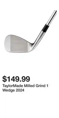 Sport Chek TaylorMade Milled Grind 1 Wedge 2024 offer