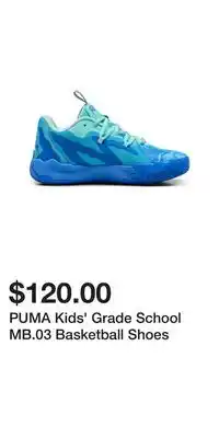 Sport Chek PUMA Kids' Grade School MB.03 Basketball Shoes offer