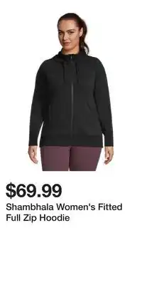 Mark's Shambhala Women's Fitted Full Zip Hoodie offer