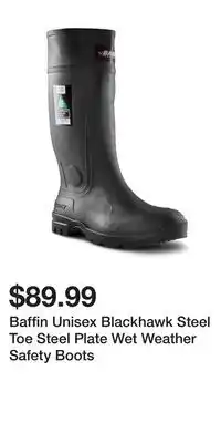 Mark's Baffin Unisex Blackhawk Steel Toe Steel Plate Wet Weather Safety Boots offer