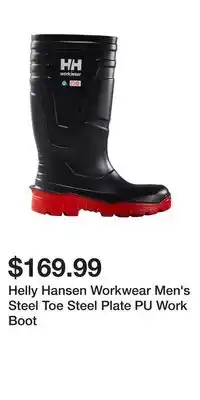 Mark's Helly Hansen Workwear Men's Steel Toe Steel Plate PU Work Boot offer