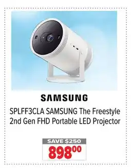 2001 Audio Video SAMSUNG The Freestyle 2nd Gen FHD Portable LED Projector offer