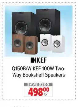 2001 Audio Video KEF 100W Two-Way Bookshelf Speakers offer