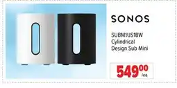 2001 Audio Video SONOS Cylindrical Design Sub Mini offer