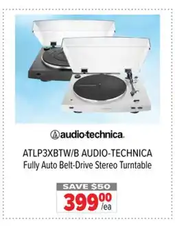 2001 Audio Video AUDIO-TECHNICA Fully Auto Belt-Drive Stereo Turntable offer