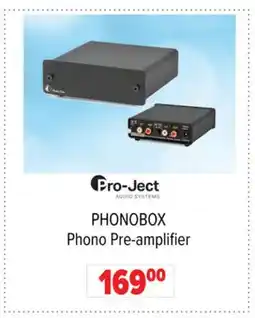 2001 Audio Video Pro-Ject Phono Pre-amplifier offer