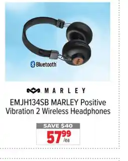 2001 Audio Video MARLEY Positive Vibration 2 Wireless Headphones offer