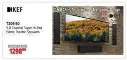 2001 Audio Video KEF 5.0 Channel Super Hi-End Home Theatre Speakers offer