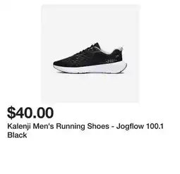 Decathlon Kalenji Men's Running Shoes - Jogflow 100.1 Black offer